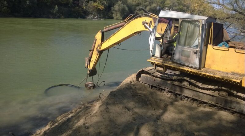 Dragaggio sul Danubio  – Giurgiulesti, Romania